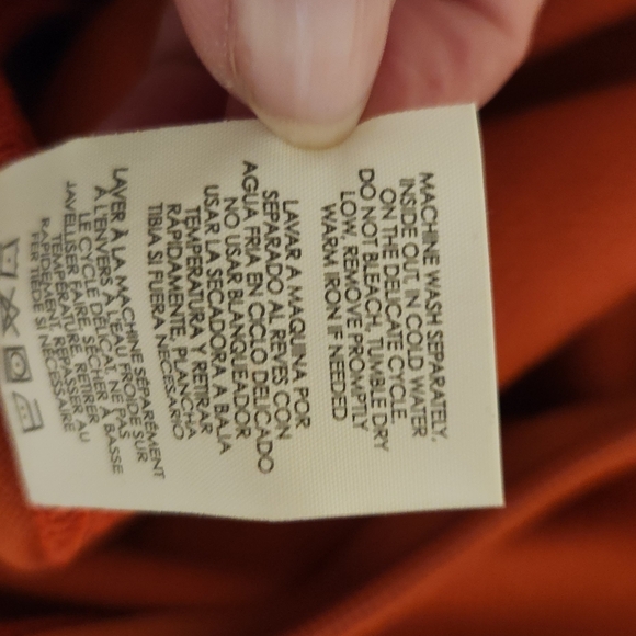 CAbi Asymmetrical Layered Skirt in Rust - Picture 8 of 9